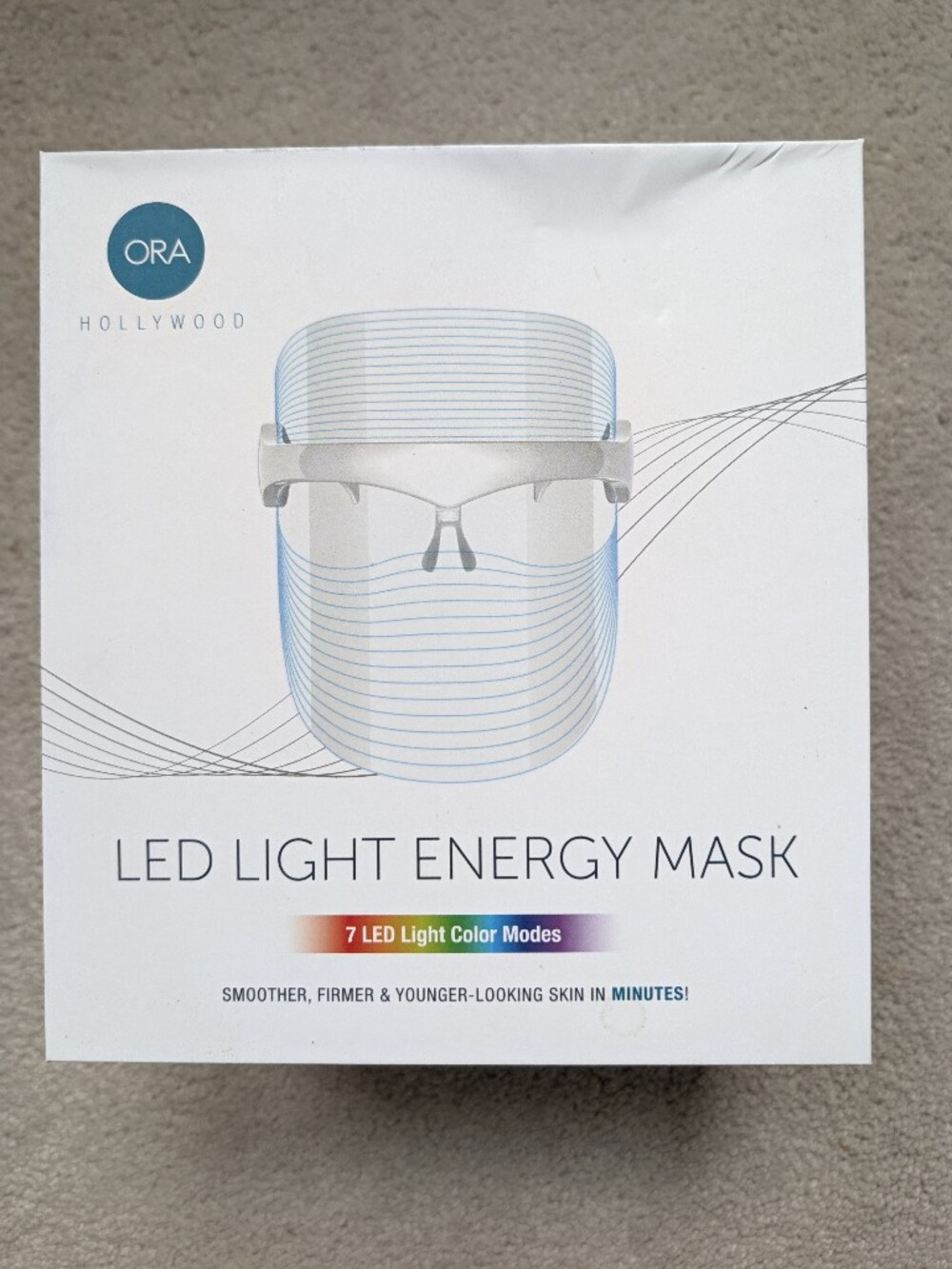 LED Light Therapy Mask With 7 Color Modes
